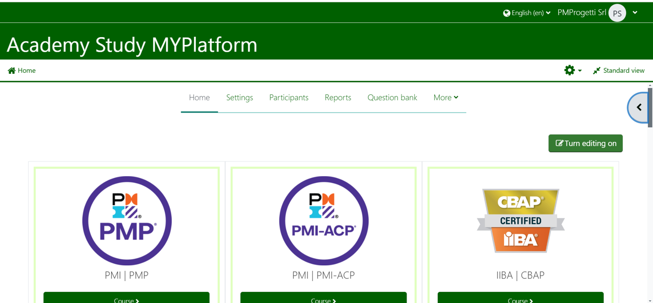 Academy Study MYPlatform
